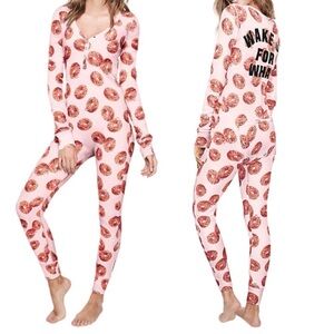 Victoria’s Secret Pink Donut Pajama Onesie